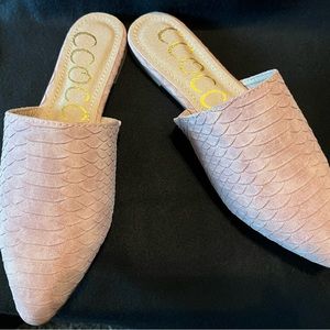 Ccocci mules (dusty pink)
